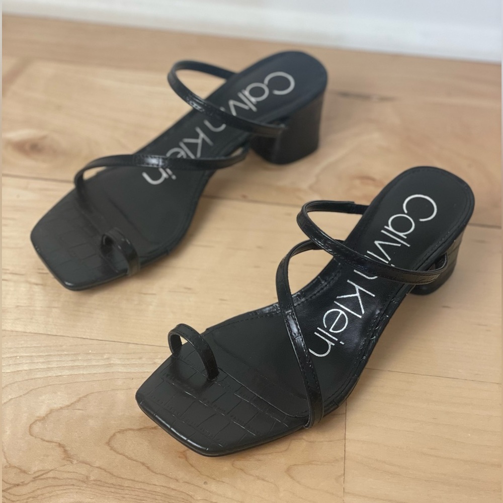 Calvin Klein 6 Sandal Heal leather